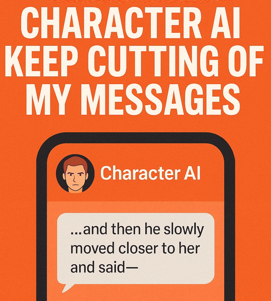 character ai is cutting off messages
