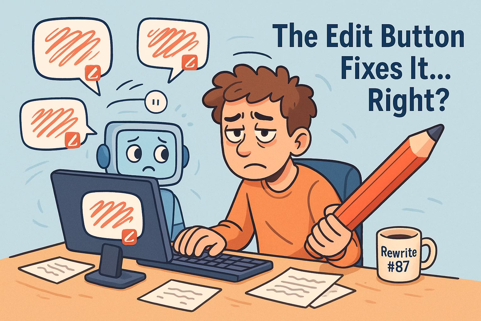 Character AI edit button