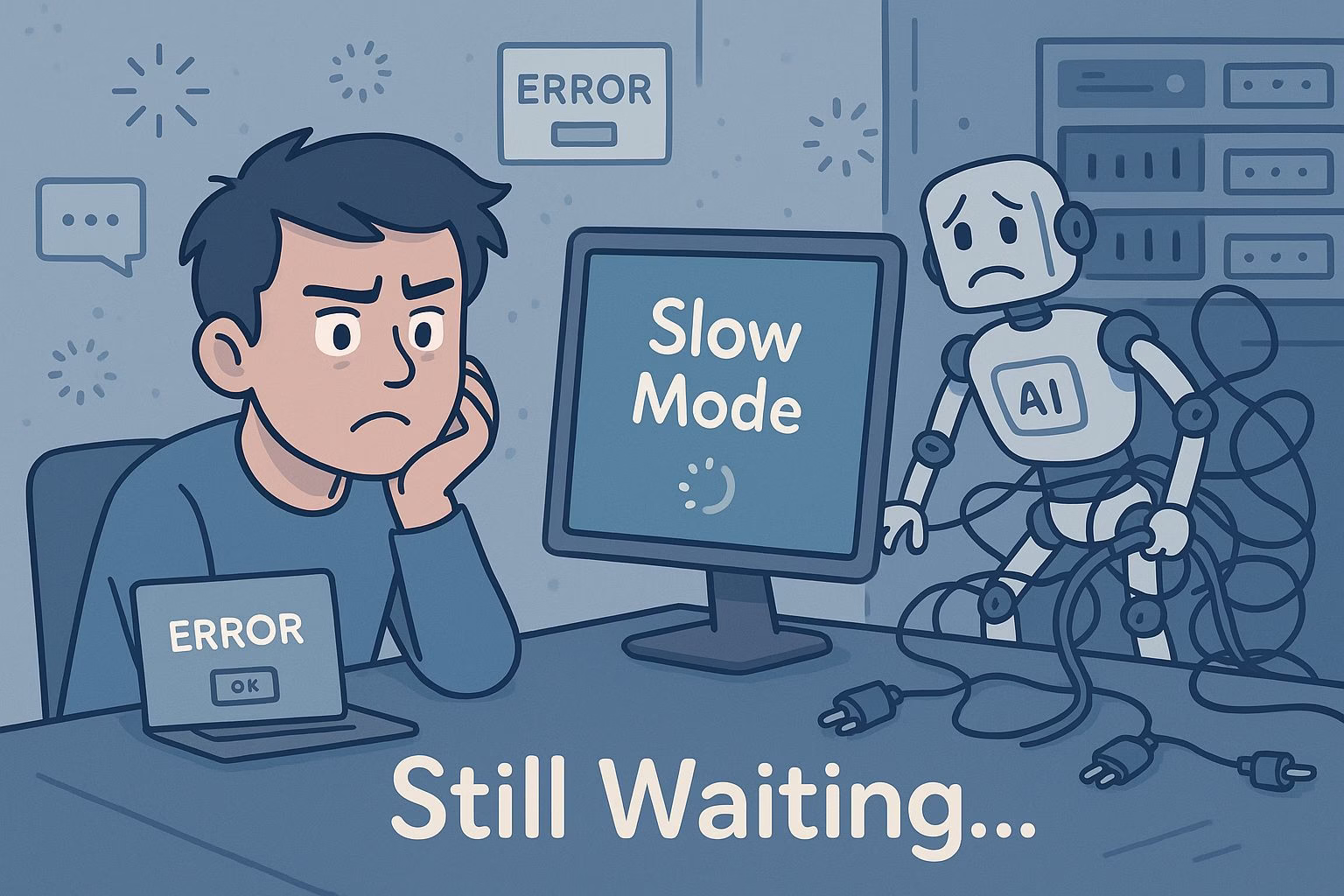 Character AI slow mode not fixing server down issues