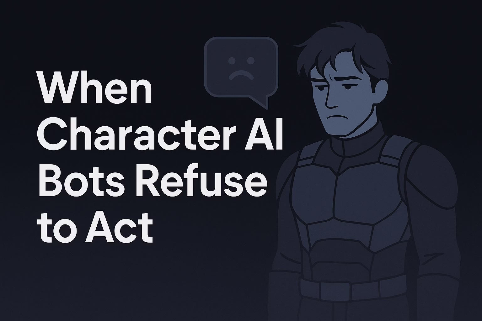 Character on Character AI refuses to act