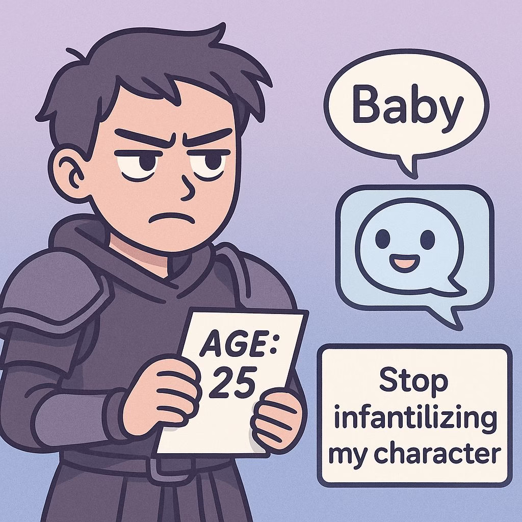 Character AI Keep Infantilizing Our Characters