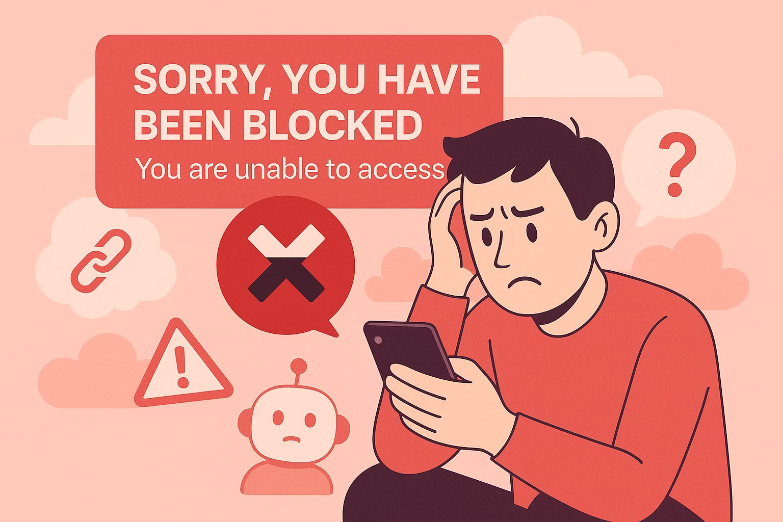 Character AI - Sorry you've been blocked