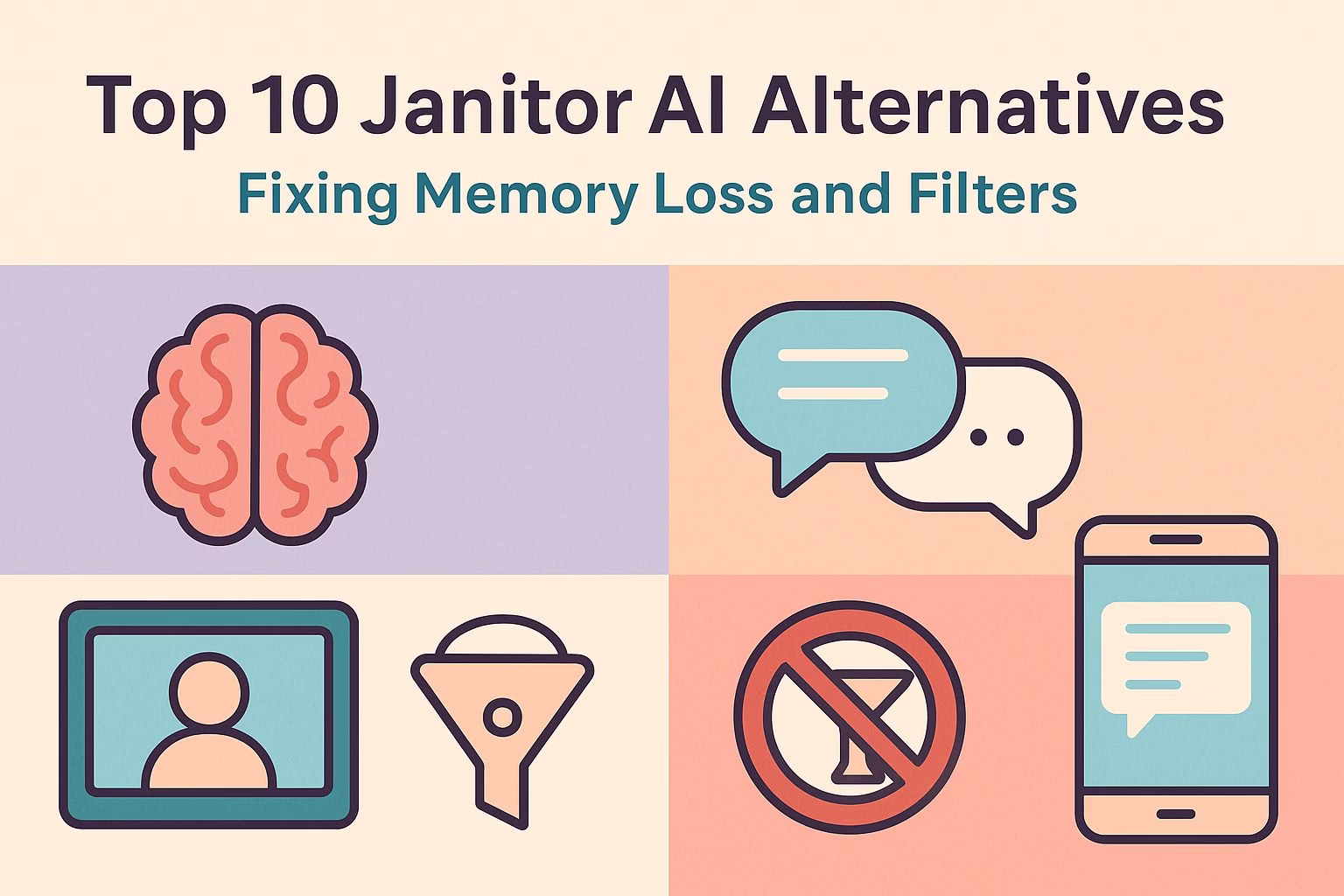 Janitor AI alternatives with better memory and no filters