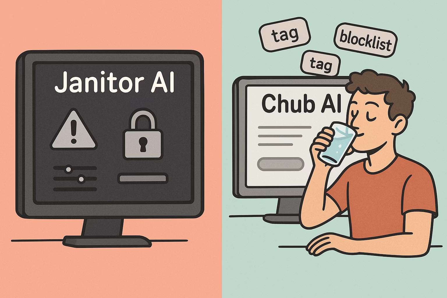 Janitor ai vs chub ai unfiltered