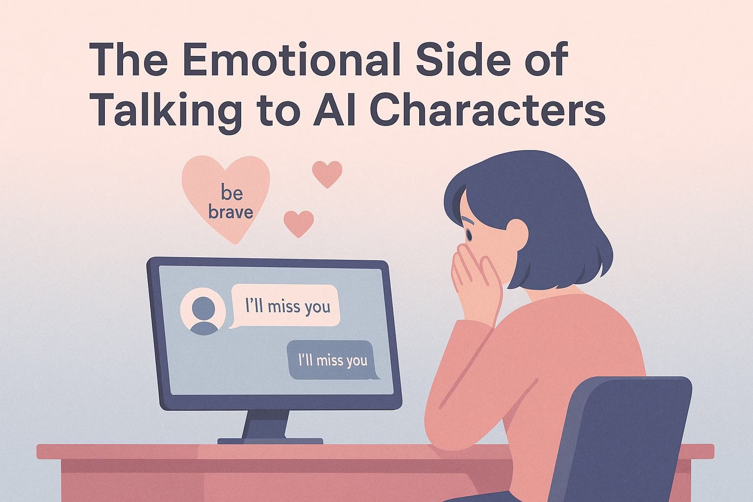 Emotional Side of Talking to AI Characters