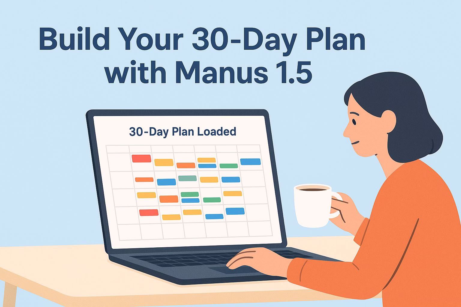 How to Build a 30-Day Plan with Manus