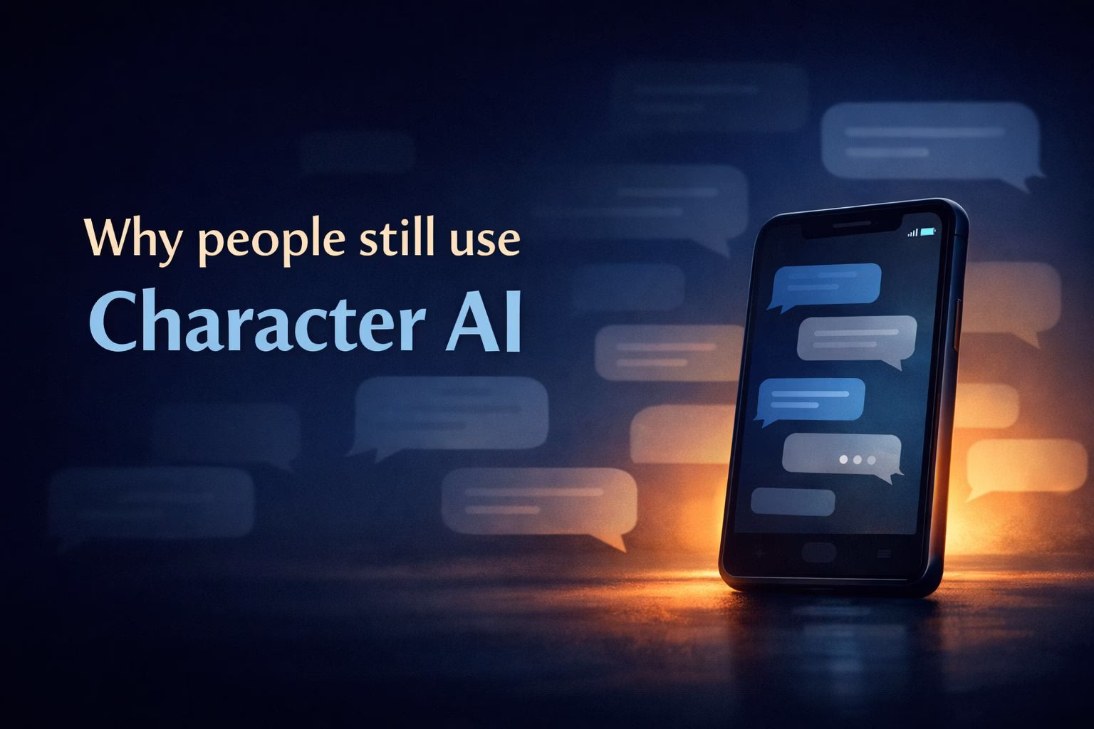 Reasons Why people still use Character AI