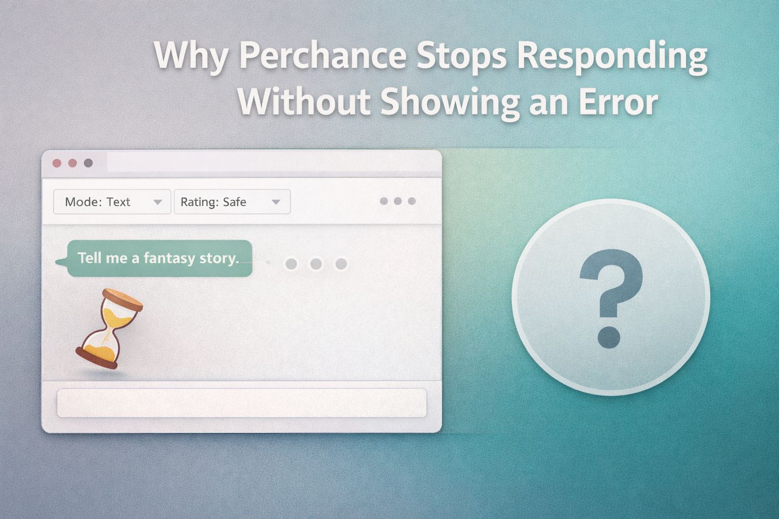 Perchance Stops Responding