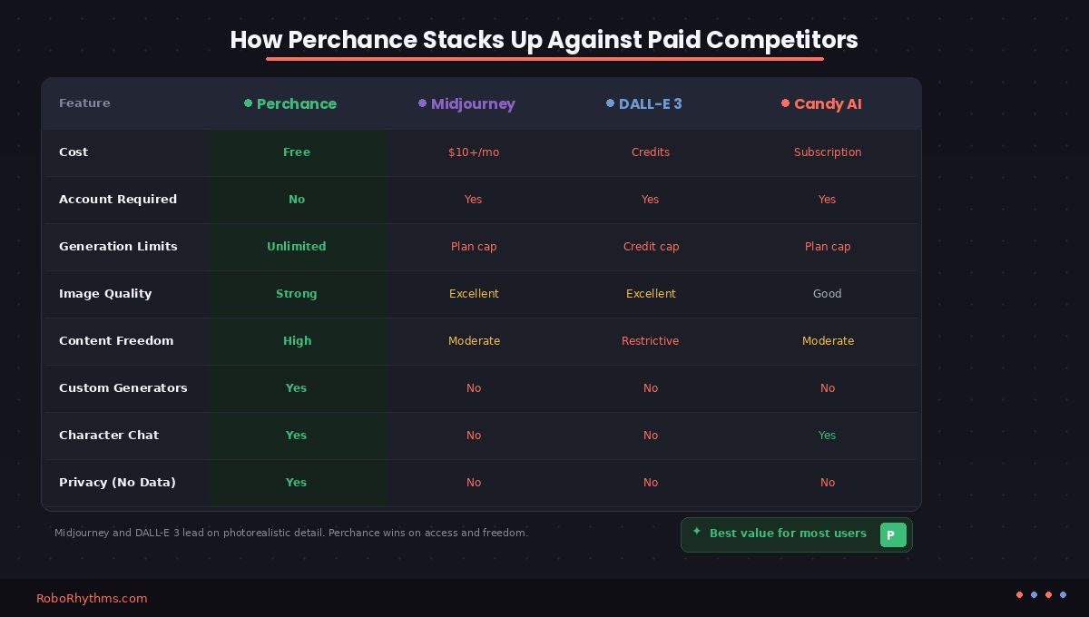 Perchance vs alternatives