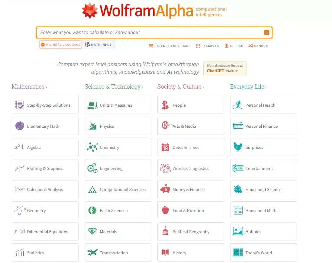 Wolfram Alpha