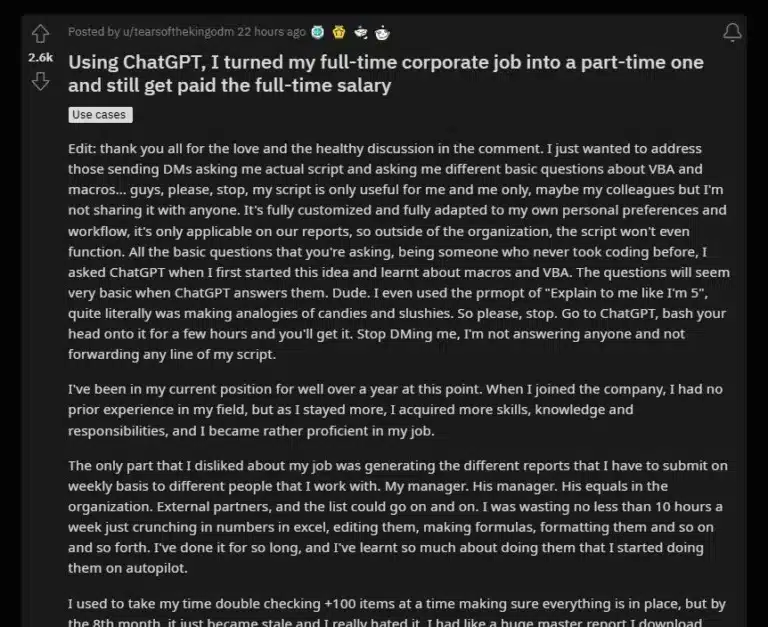 automating your job with chatgpt