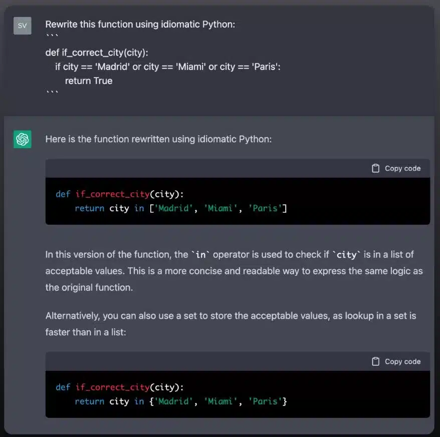 code written by ChatGPT