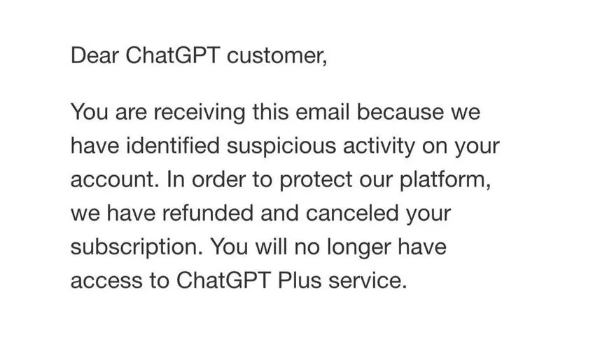 chatgpt user ban