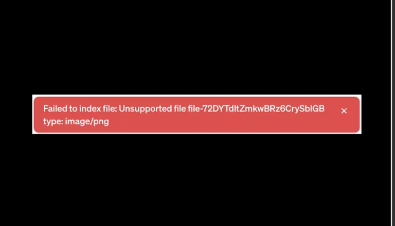 UserError Unsupported File Type - Solutions for AI Assistants
