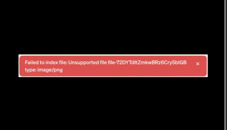 UserError Unsupported File Type – Solutions for AI Assistants