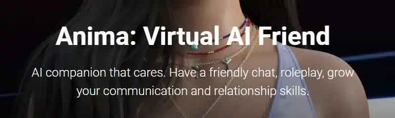 Anima AI virtual AI friend for NSFW