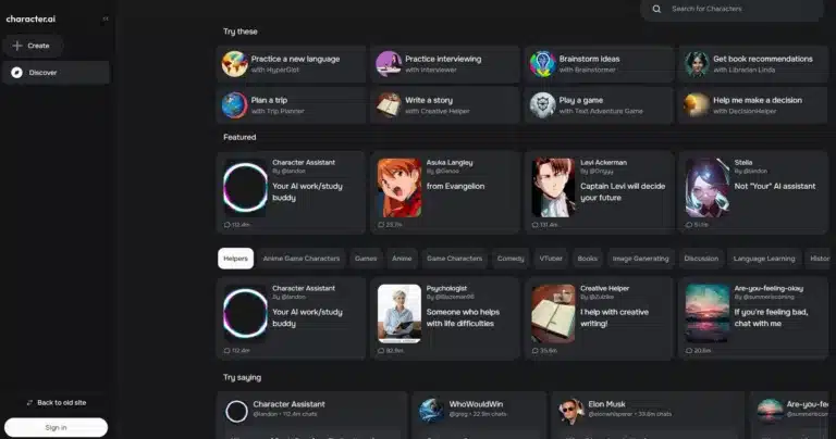 Character AI NSFW alternatives