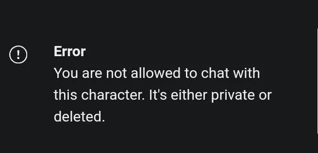 Spicychat AI: You Are Not Allowed to Chat with This Character. It’s Either Private or Deleted.