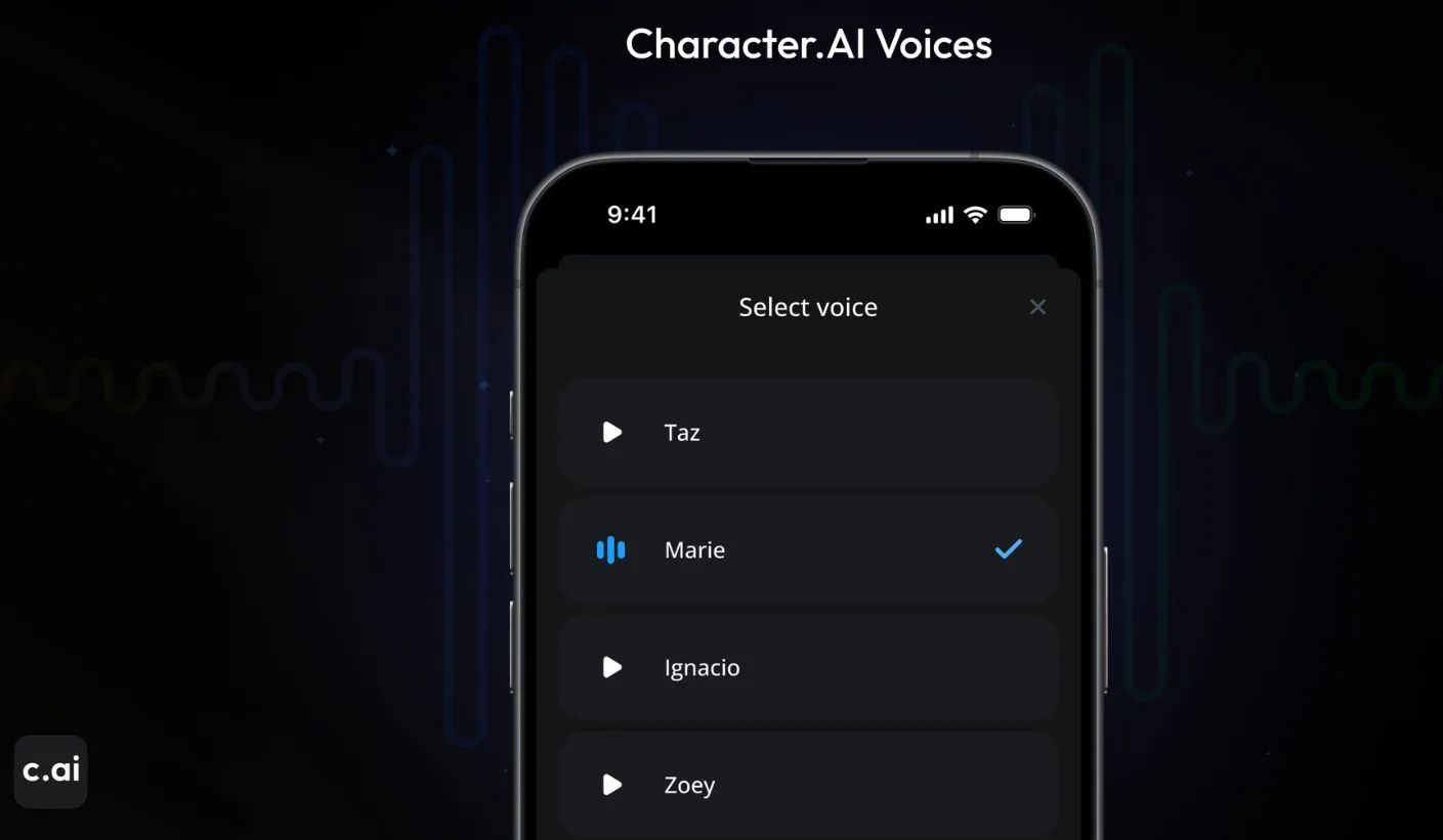 Character AI voice not working