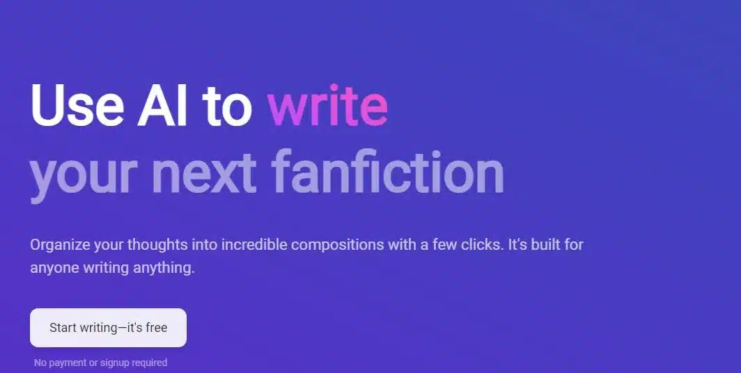 Holo AI for NSFW novel writing