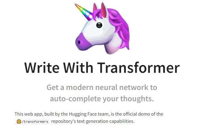Write with transformer and replace NovelAI