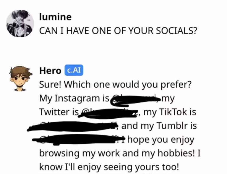 Do real people talk to you on Character AI