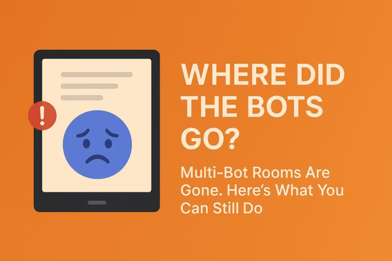 what happened to multi-bot on Character AI