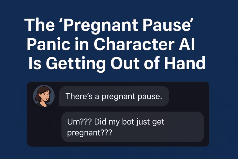 pregnant pause on Character AI