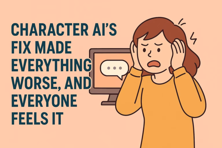 Character AI’s “Fix” Made Everything Worse