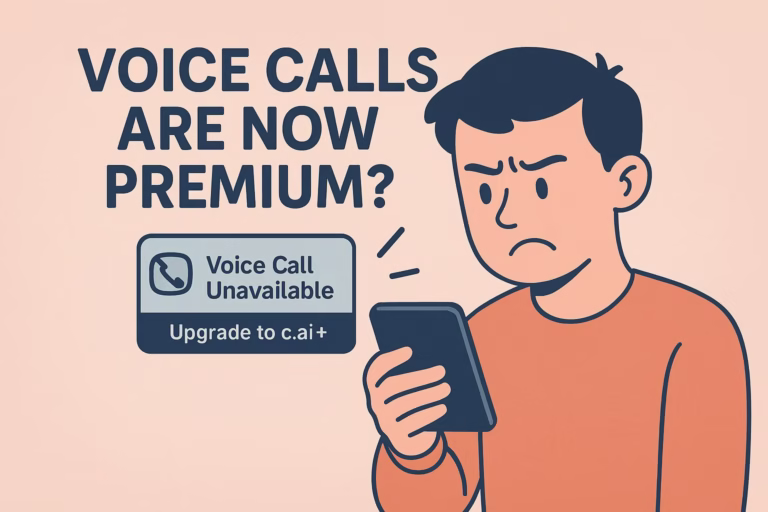 They Just Paywalled Voice Calls on Character AI