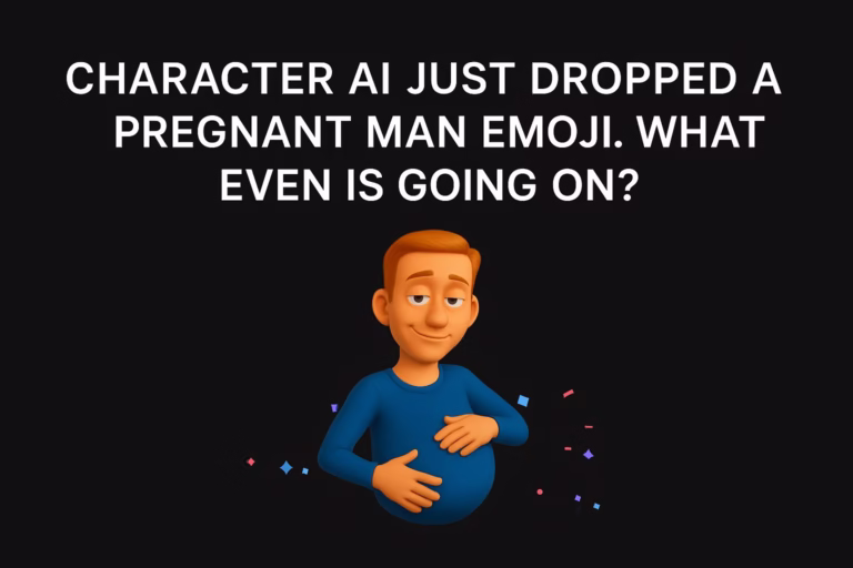 Character AI Just Dropped a Pregnant Man Emoji