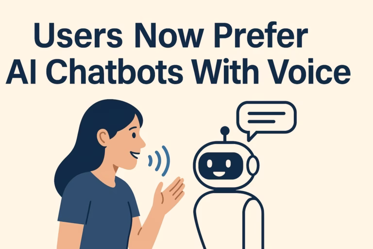Users Now Prefer AI Chatbots With Voice