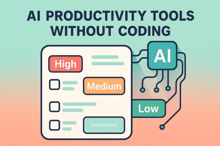 Build full-stack AI productivity tools without coding