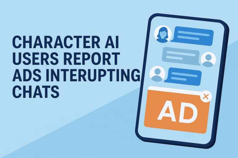 Character AI Ads Interrupting Chats