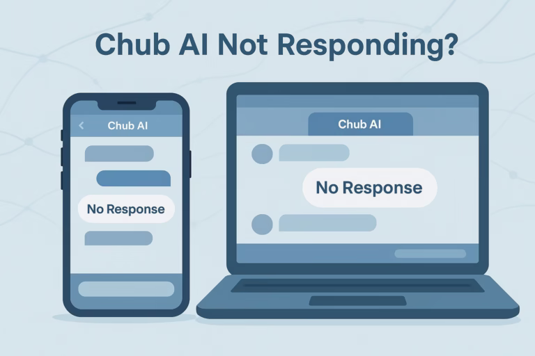 Chub AI not responding on mobile and PC
