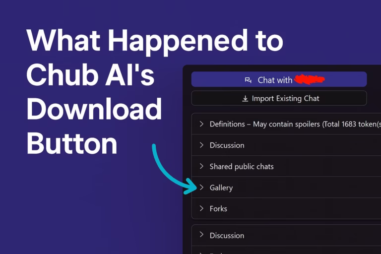 What Happened to Chub AI’s Download Button