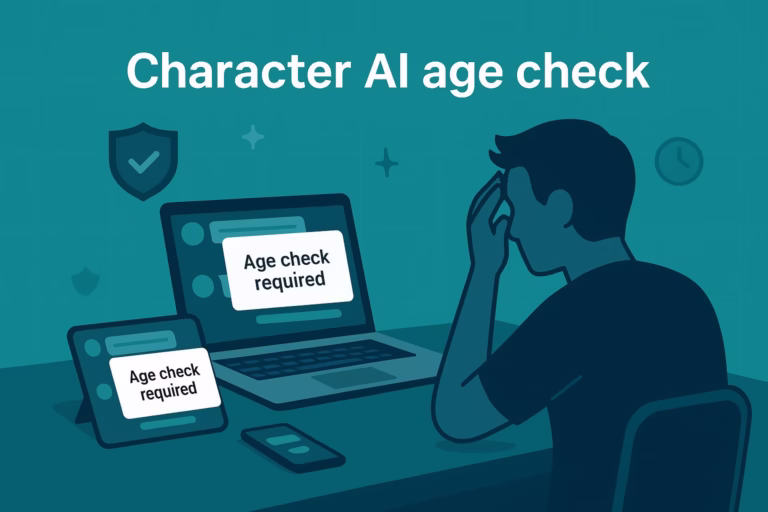Character AI age assurance pop up appears even when you are over 18