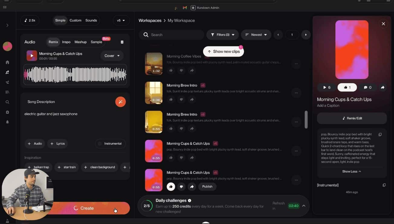 Create a royalty-free jingle in 30 seconds