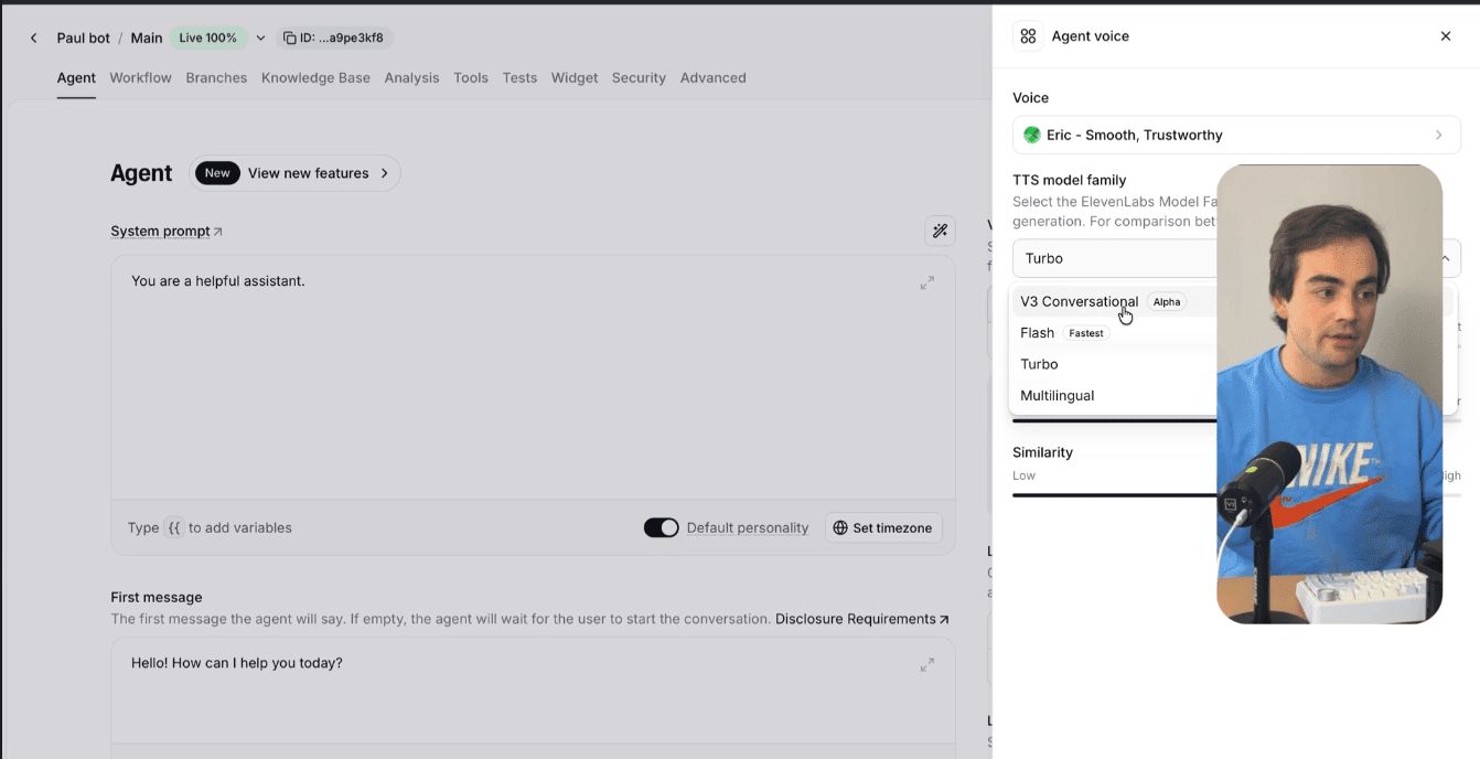 Launch an outbound calling agent
