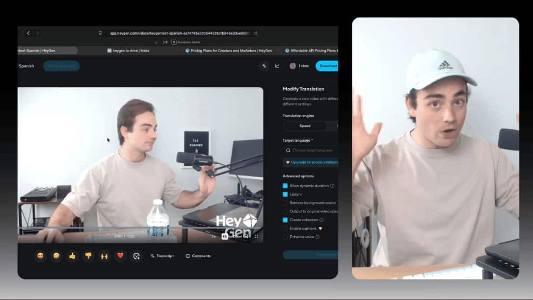 Translate your videos into any language with AI