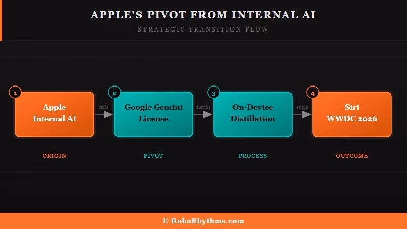 Apple AI failure to Google Gemini deal timeline