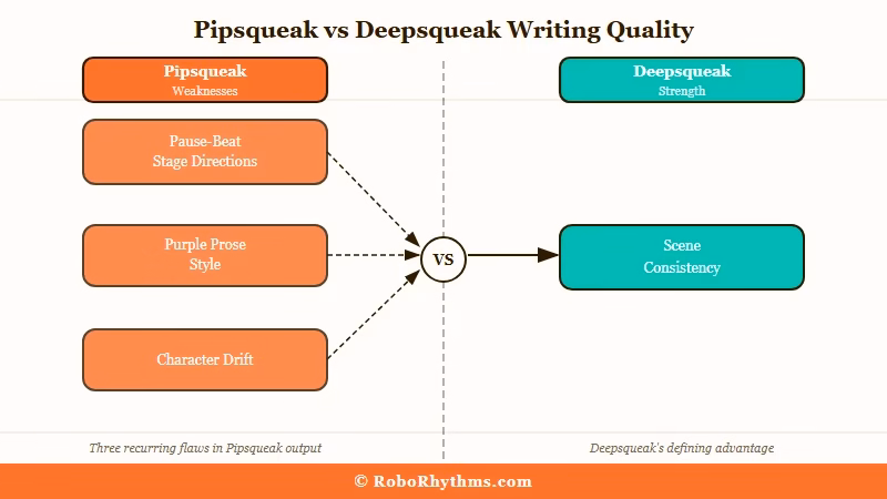 Pipsqueak writing tics versus Deepsqueak cleaner output