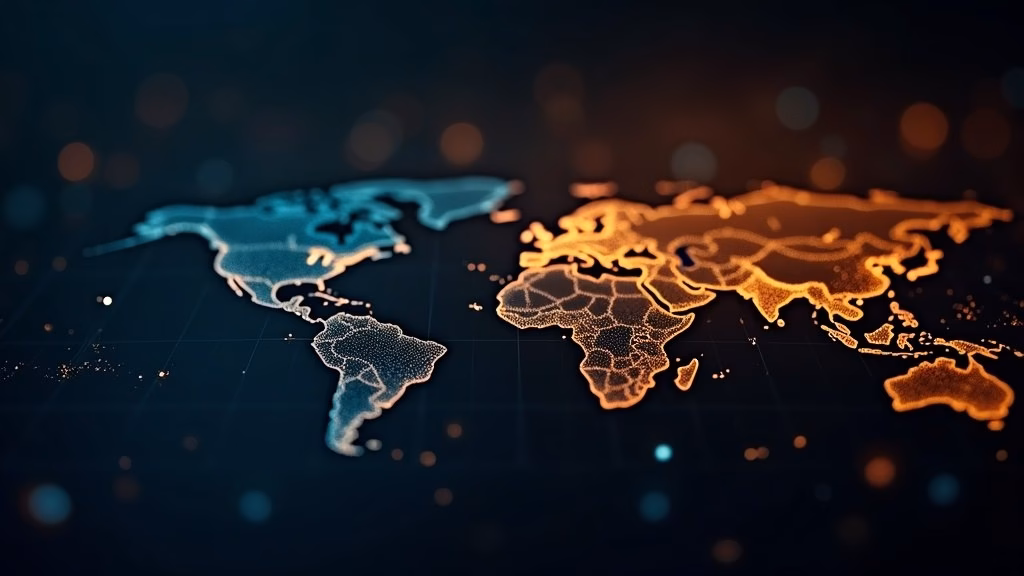 Global AI investment network representing AMI Labs funding round