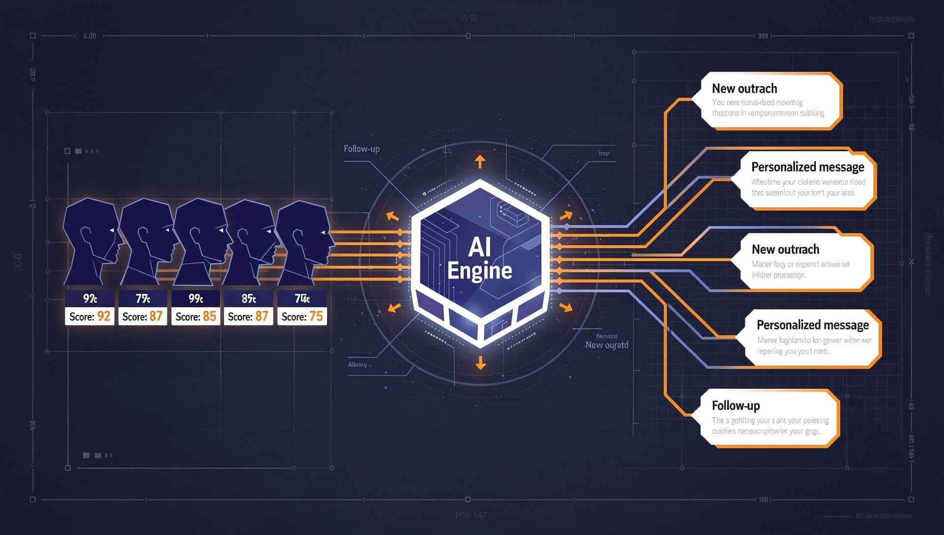 AI pipeline visualization for LinkedIn prospecting and business automation