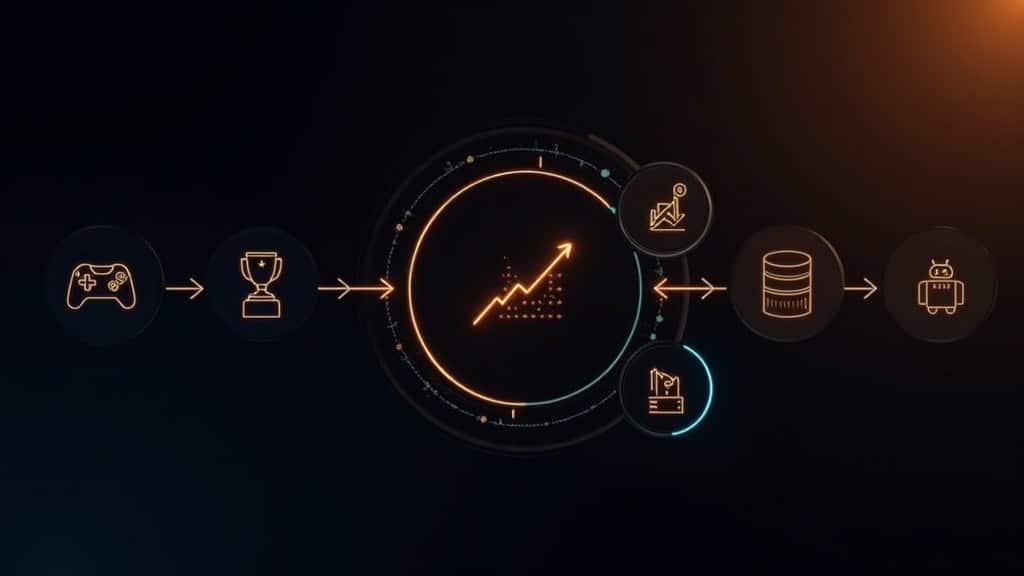 play to train AI data pipeline game controller to robot cycle