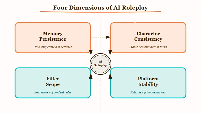 AI roleplay app evaluation criteria