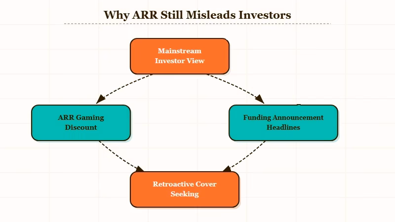 Mainstream view vs reality on AI startup ARR metrics