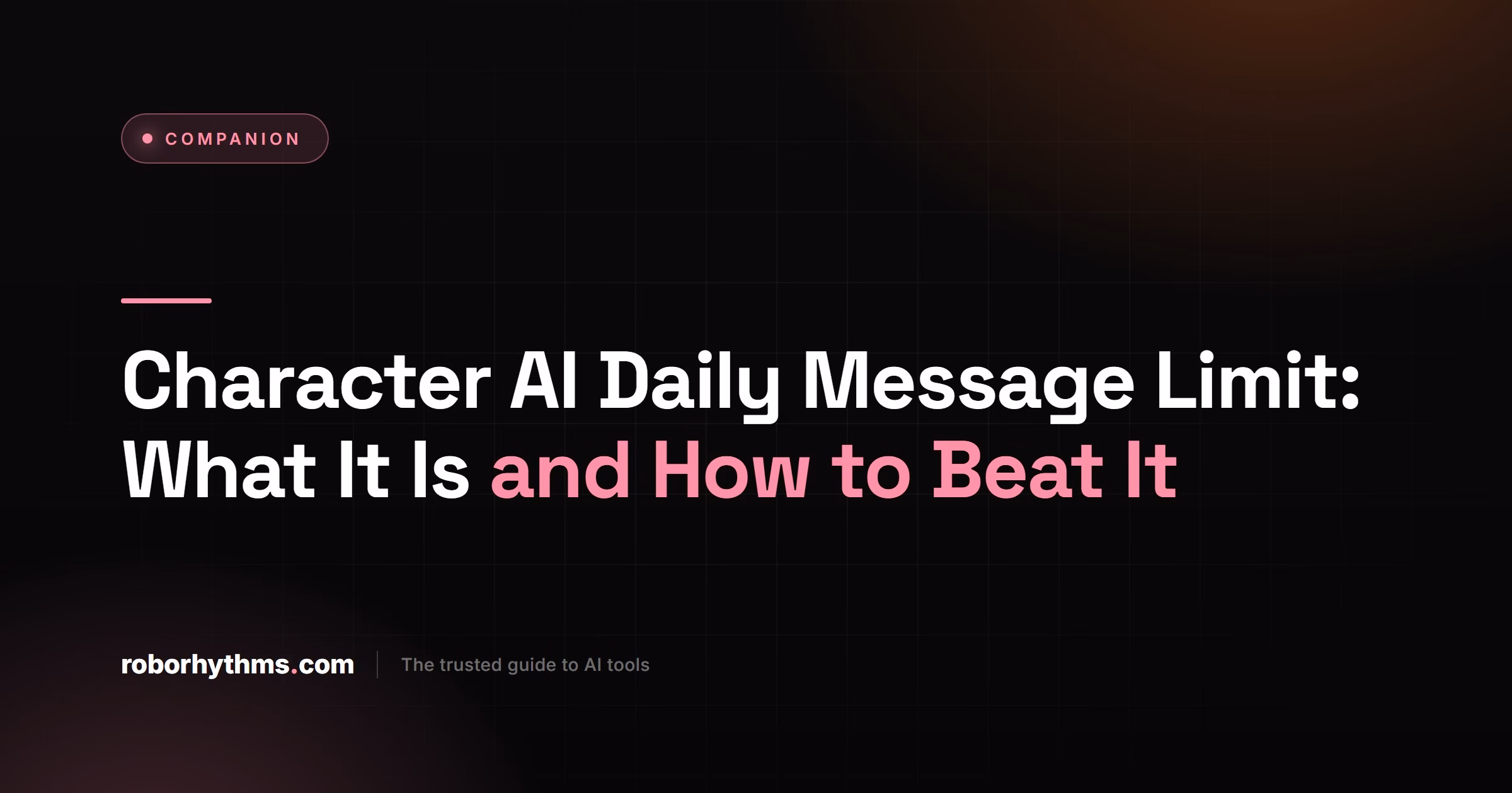 Character AI Daily Message Limit