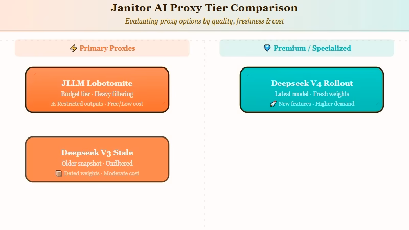 Janitor AI proxy options compared