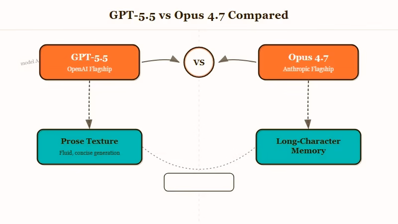 GPT-5.5 vs Opus 4.7 feature map